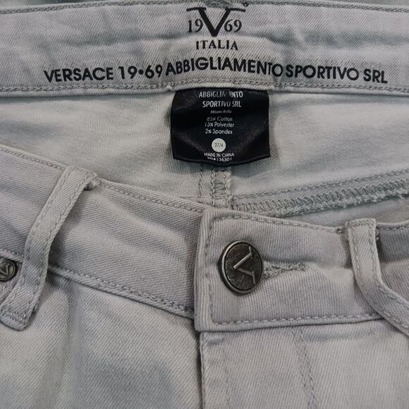 Versace 1969 Ankle Zip Sport Jeans GUC $320 27/4 Waist 29 J990 - Picture 6 of 9